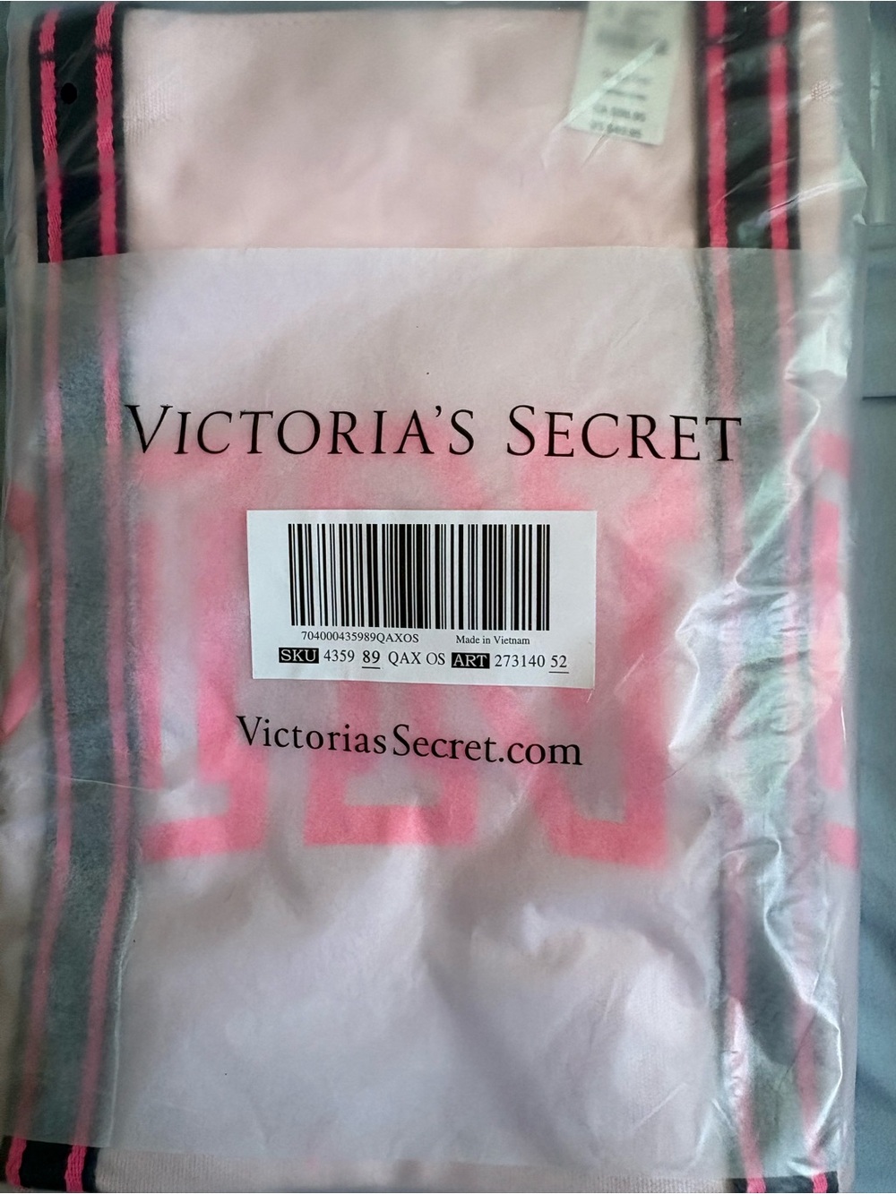 PINK Victoria's Secret Tote Canvas Bag